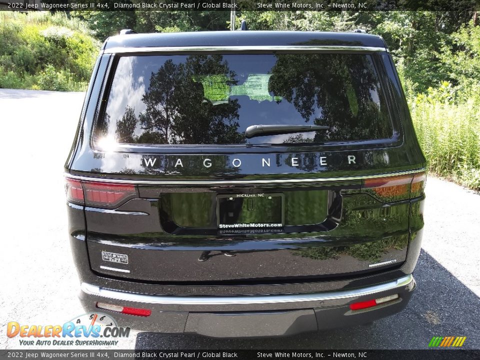 2022 Jeep Wagoneer Series III 4x4 Diamond Black Crystal Pearl / Global Black Photo #7
