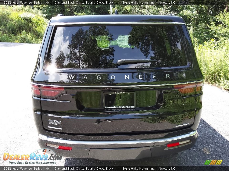 2022 Jeep Wagoneer Series III 4x4 Diamond Black Crystal Pearl / Global Black Photo #7