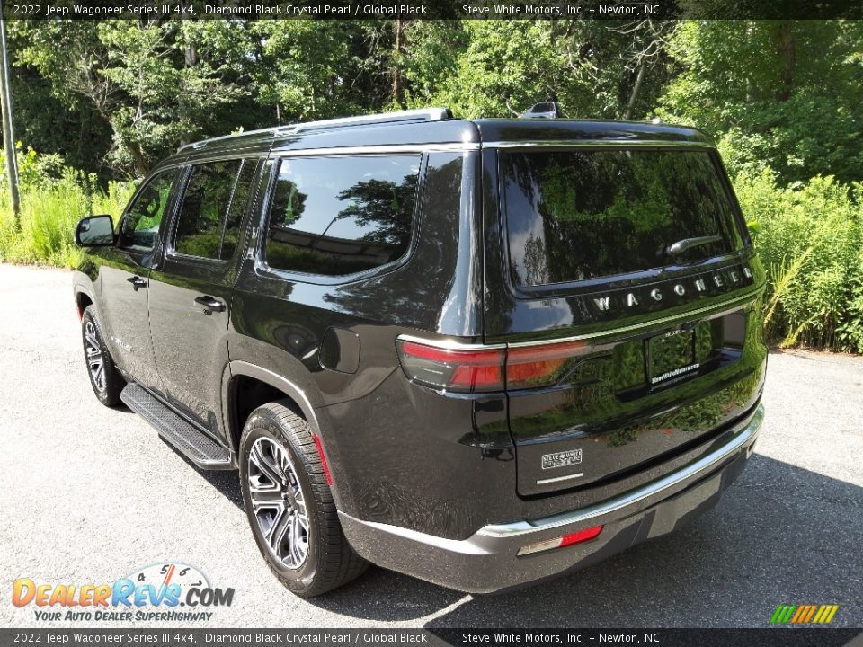 2022 Jeep Wagoneer Series III 4x4 Diamond Black Crystal Pearl / Global Black Photo #8