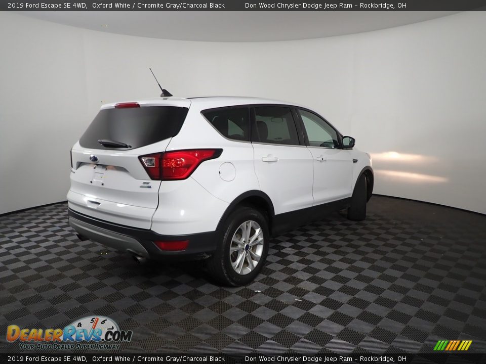 2019 Ford Escape SE 4WD Oxford White / Chromite Gray/Charcoal Black Photo #11