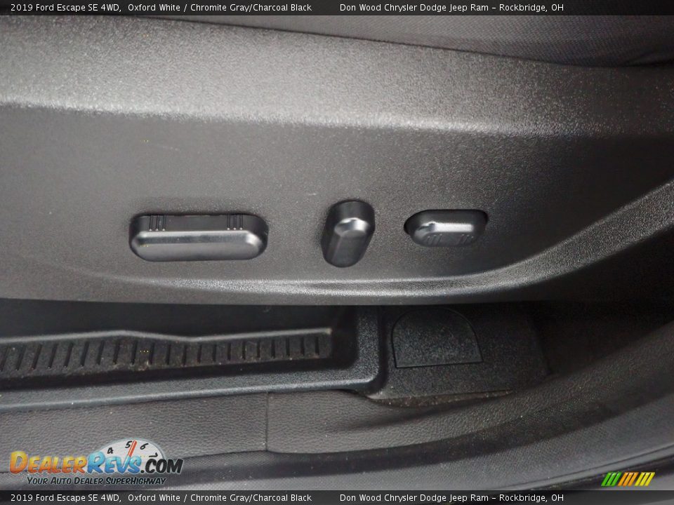 2019 Ford Escape SE 4WD Oxford White / Chromite Gray/Charcoal Black Photo #14