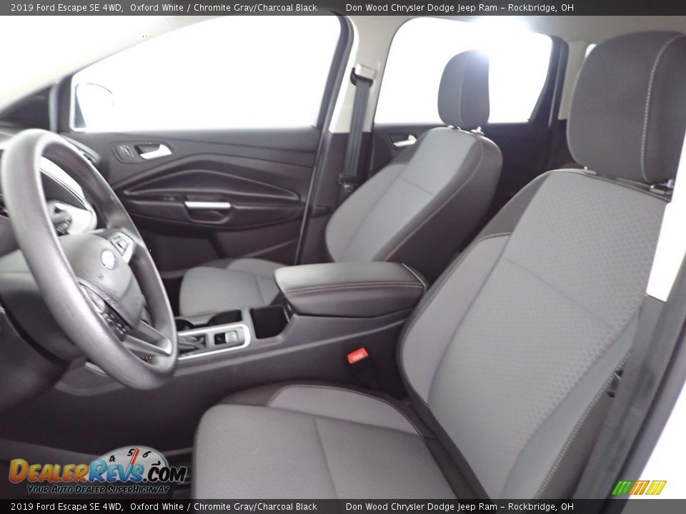 2019 Ford Escape SE 4WD Oxford White / Chromite Gray/Charcoal Black Photo #15