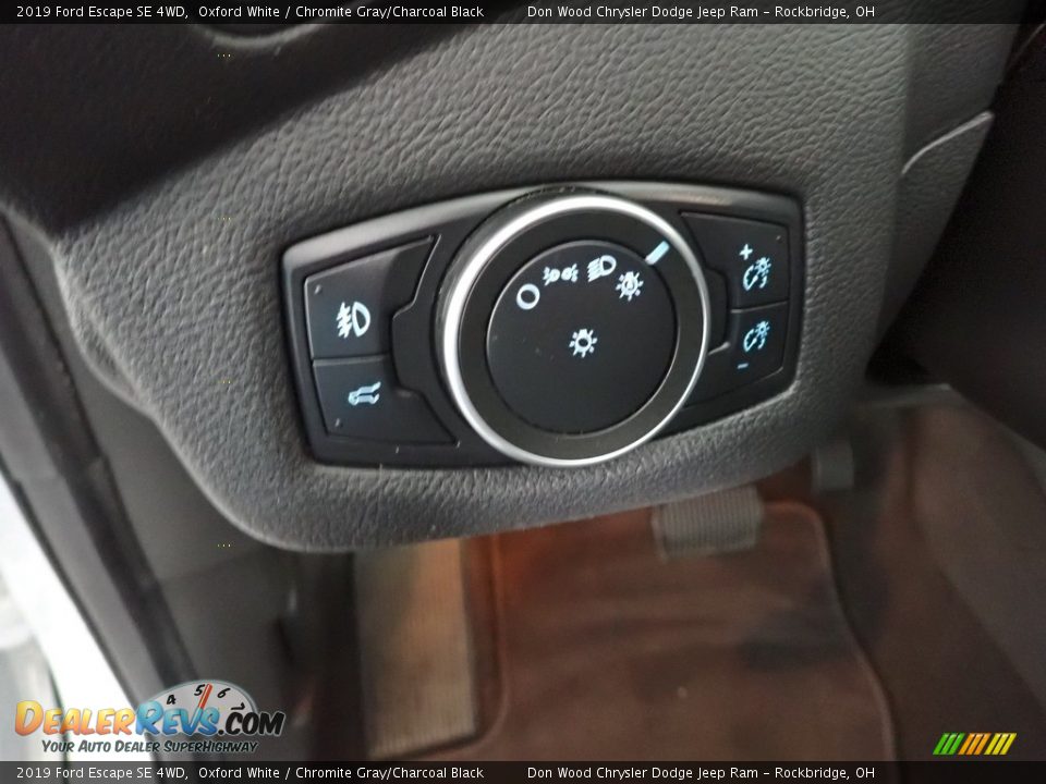 2019 Ford Escape SE 4WD Oxford White / Chromite Gray/Charcoal Black Photo #16