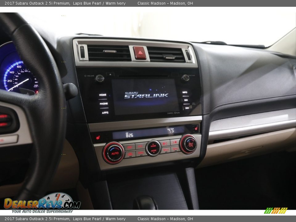 2017 Subaru Outback 2.5i Premium Lapis Blue Pearl / Warm Ivory Photo #9