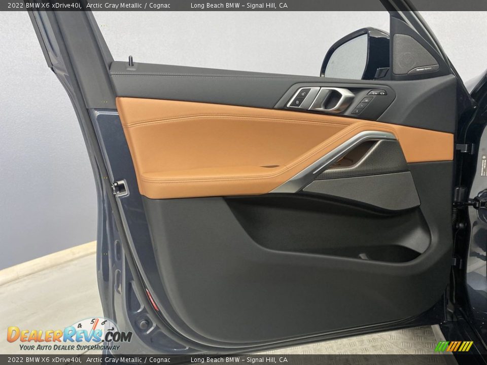 2022 BMW X6 xDrive40i Arctic Gray Metallic / Cognac Photo #10