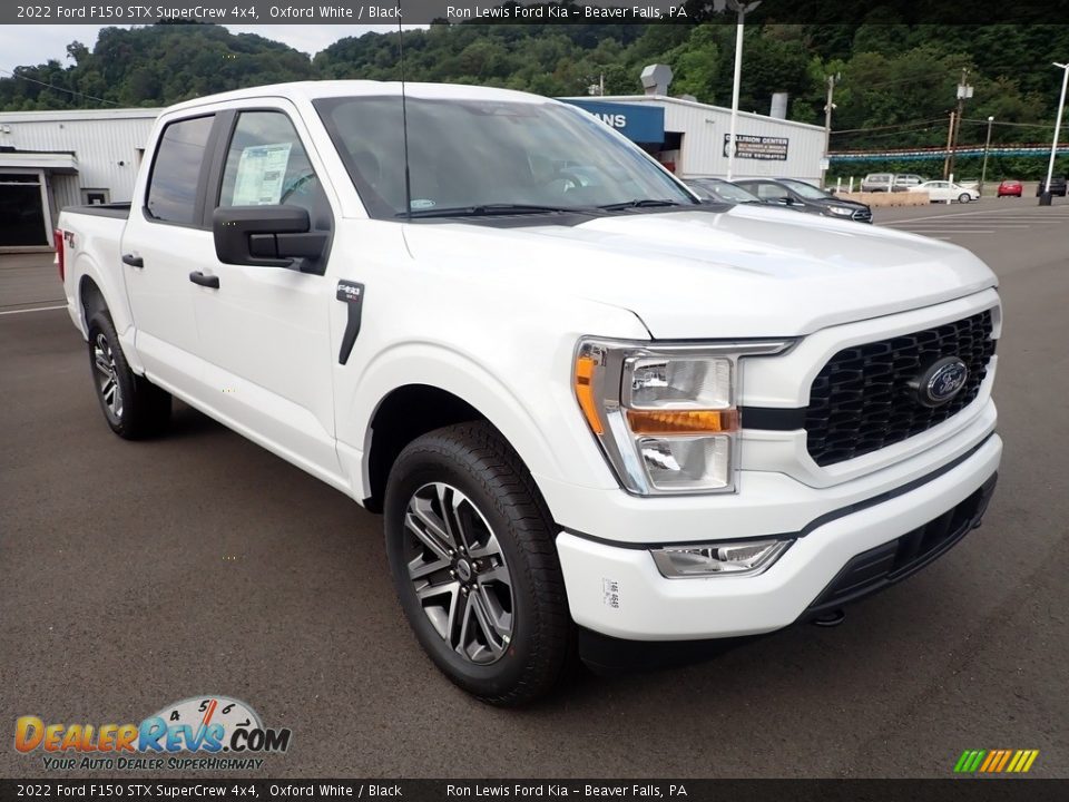 2022 Ford F150 STX SuperCrew 4x4 Oxford White / Black Photo #2