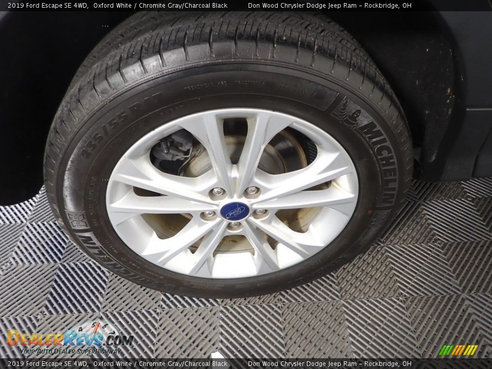 2019 Ford Escape SE 4WD Oxford White / Chromite Gray/Charcoal Black Photo #30