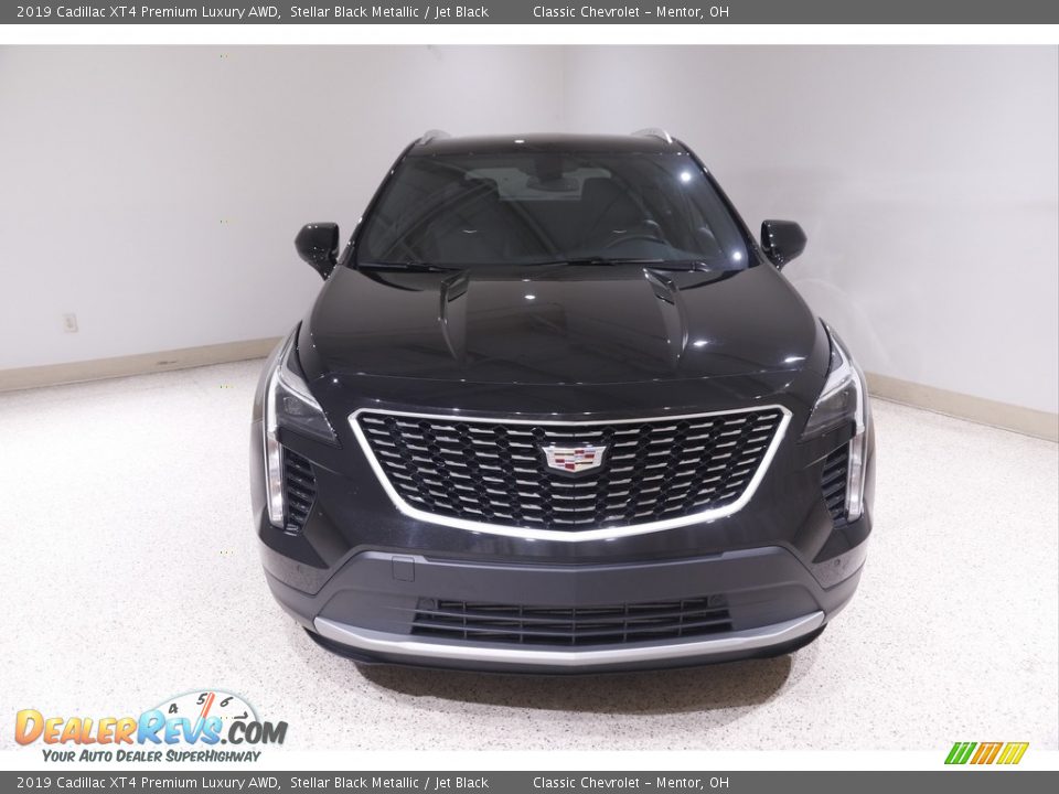 2019 Cadillac XT4 Premium Luxury AWD Stellar Black Metallic / Jet Black Photo #2