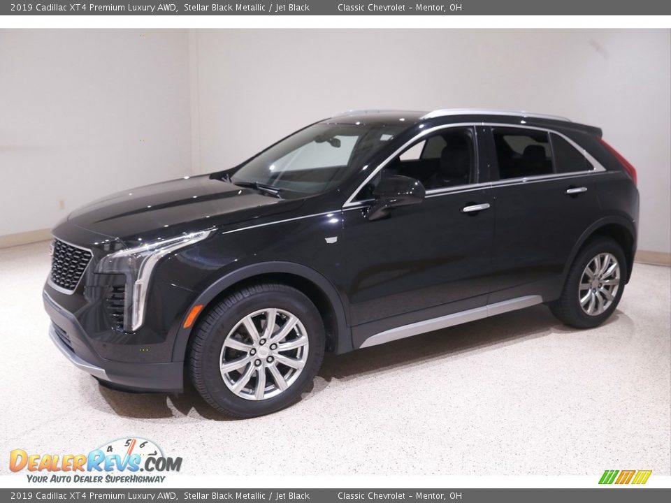 2019 Cadillac XT4 Premium Luxury AWD Stellar Black Metallic / Jet Black Photo #3