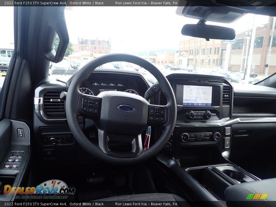 2022 Ford F150 STX SuperCrew 4x4 Oxford White / Black Photo #14
