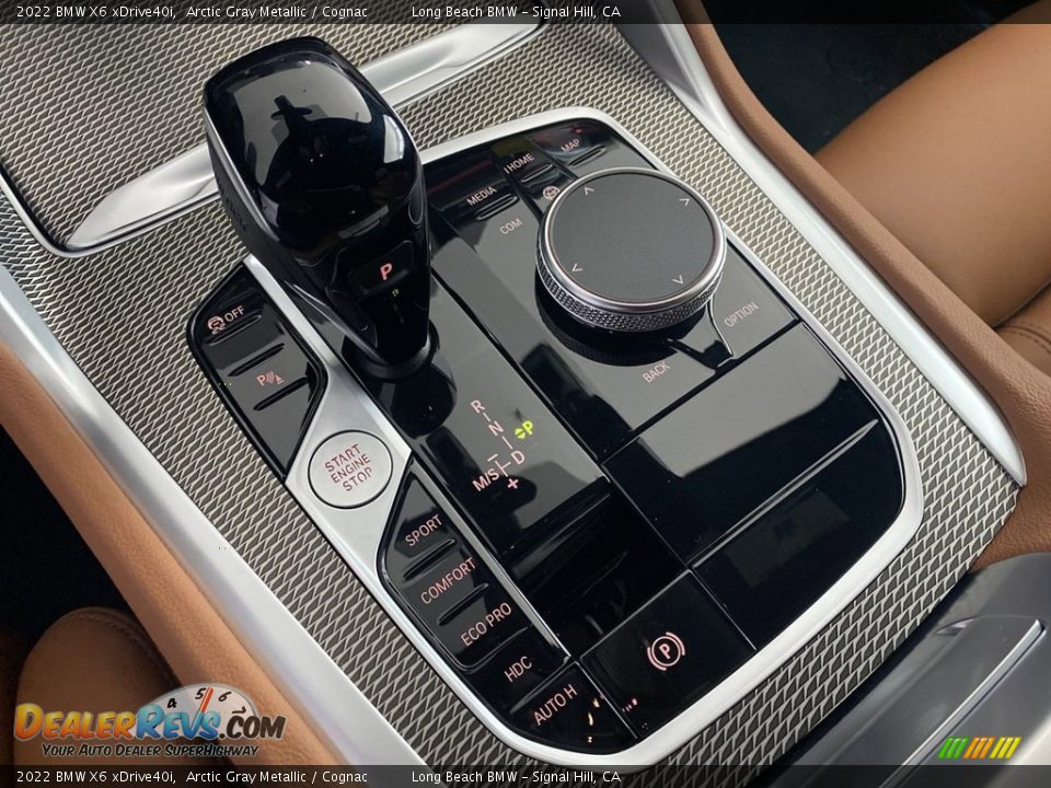 2022 BMW X6 xDrive40i Arctic Gray Metallic / Cognac Photo #22