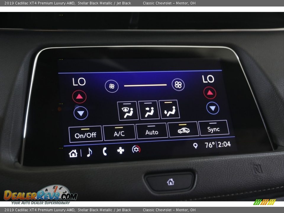 2019 Cadillac XT4 Premium Luxury AWD Stellar Black Metallic / Jet Black Photo #12