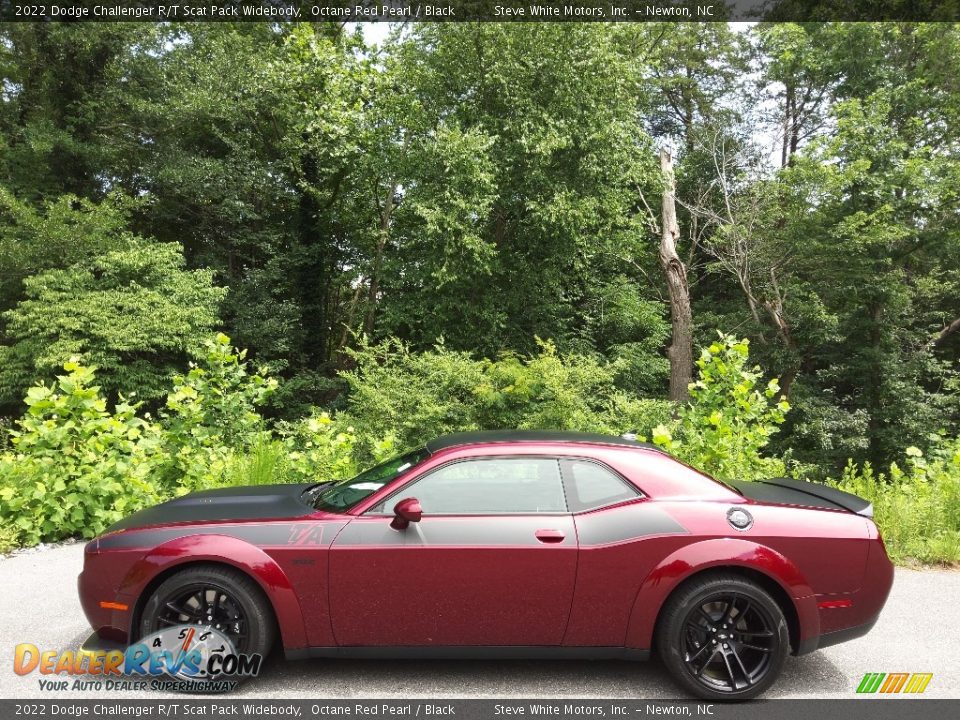 2022 Dodge Challenger R/T Scat Pack Widebody Octane Red Pearl / Black Photo #1
