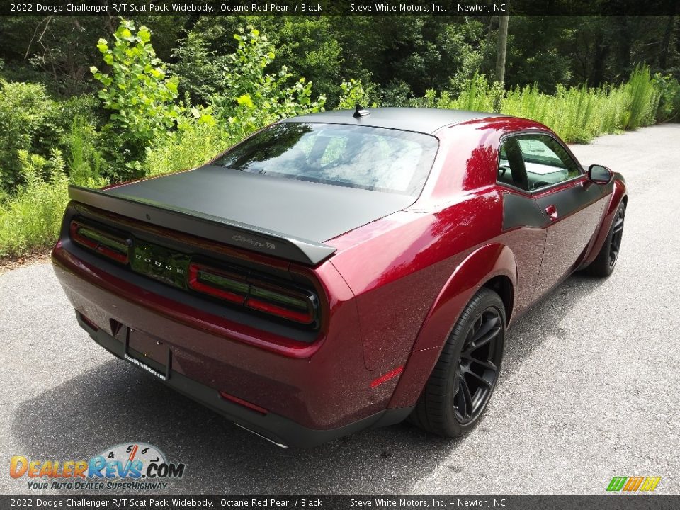 2022 Dodge Challenger R/T Scat Pack Widebody Octane Red Pearl / Black Photo #6