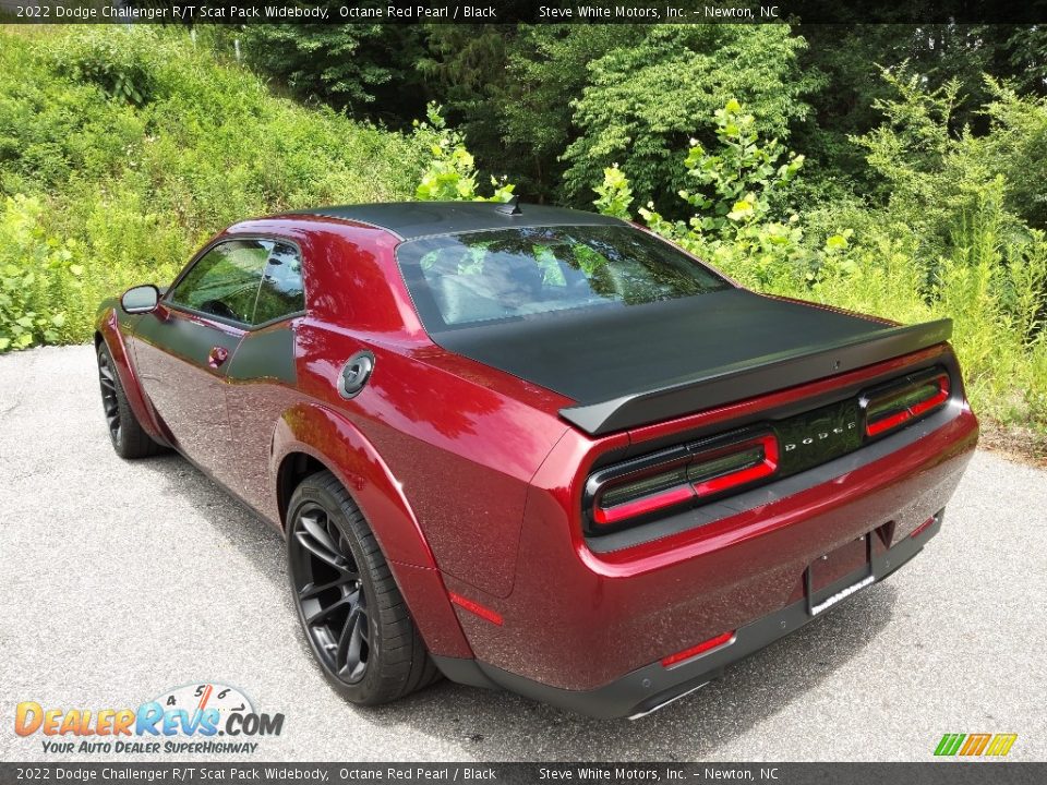 2022 Dodge Challenger R/T Scat Pack Widebody Octane Red Pearl / Black Photo #8