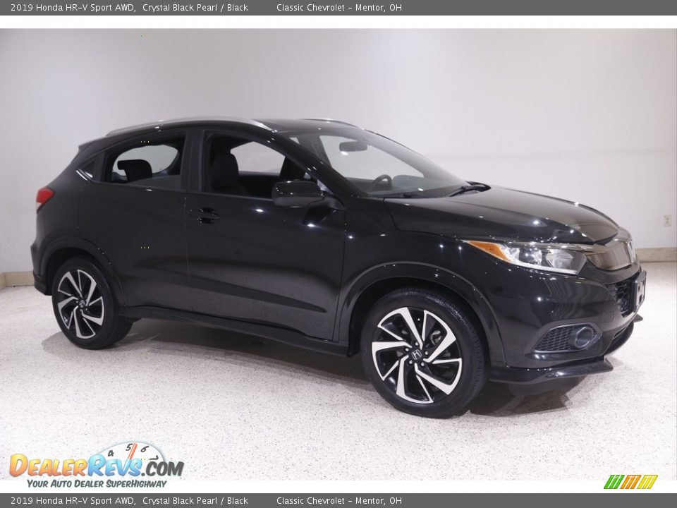 2019 Honda HR-V Sport AWD Crystal Black Pearl / Black Photo #1