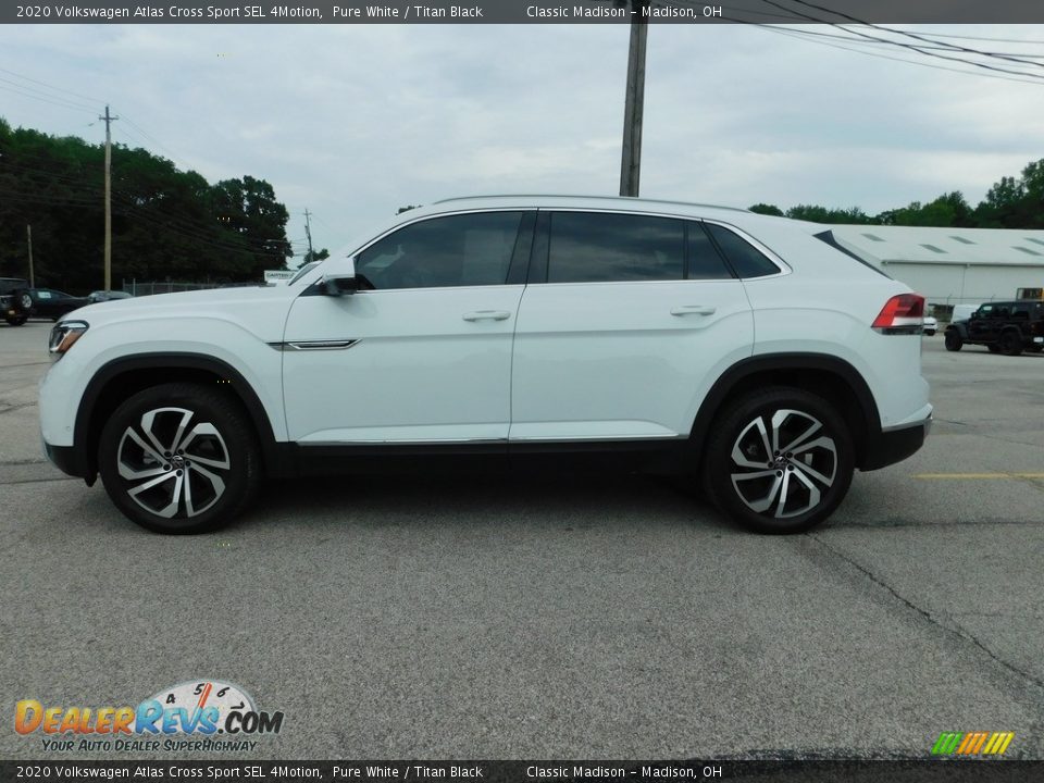 2020 Volkswagen Atlas Cross Sport SEL 4Motion Pure White / Titan Black Photo #2