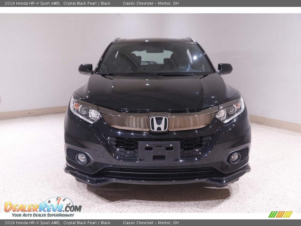 2019 Honda HR-V Sport AWD Crystal Black Pearl / Black Photo #2