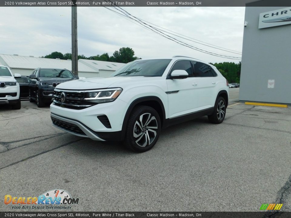 2020 Volkswagen Atlas Cross Sport SEL 4Motion Pure White / Titan Black Photo #3