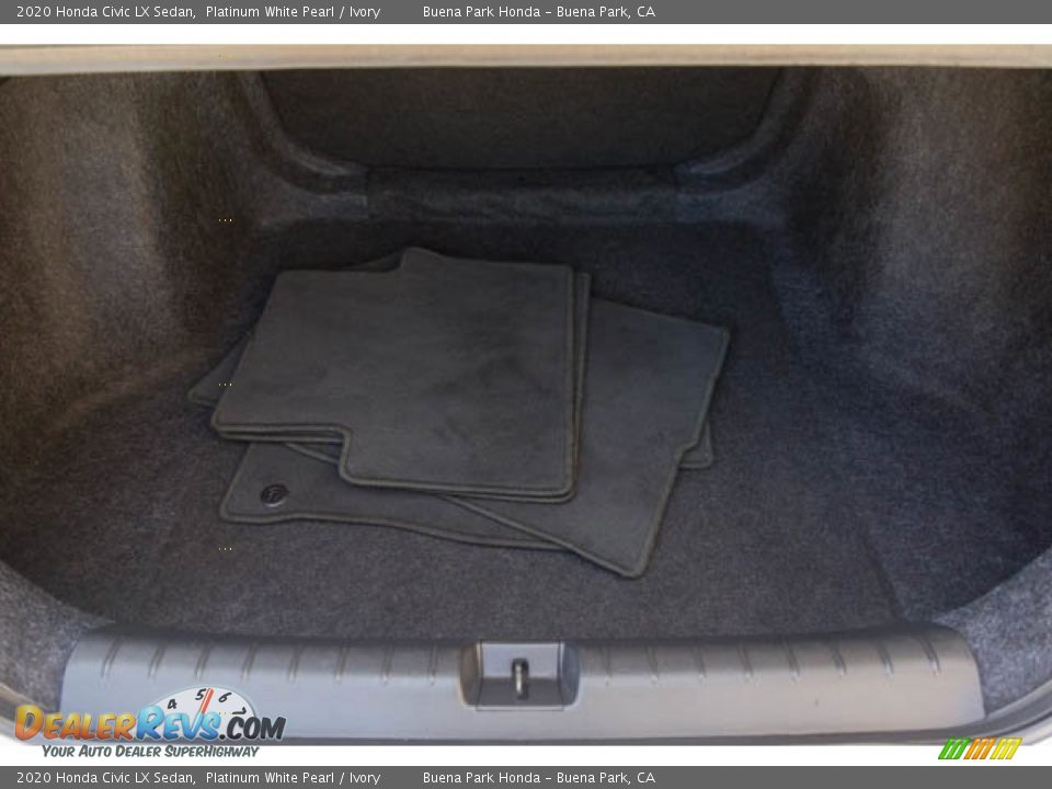 2020 Honda Civic LX Sedan Platinum White Pearl / Ivory Photo #21