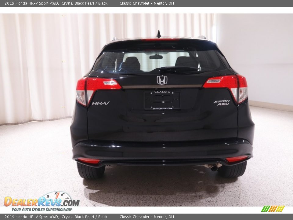 2019 Honda HR-V Sport AWD Crystal Black Pearl / Black Photo #17