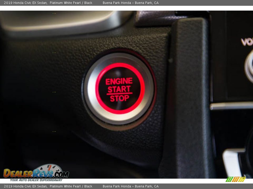 2019 Honda Civic EX Sedan Platinum White Pearl / Black Photo #16