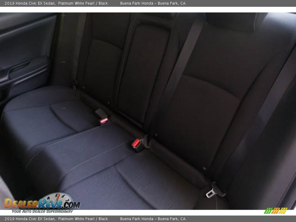 2019 Honda Civic EX Sedan Platinum White Pearl / Black Photo #19