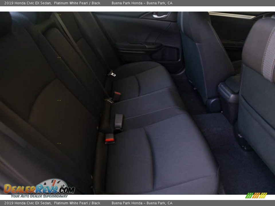 2019 Honda Civic EX Sedan Platinum White Pearl / Black Photo #21