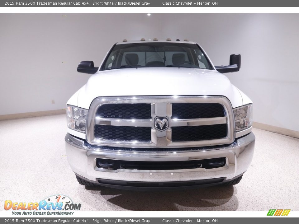 Bright White 2015 Ram 3500 Tradesman Regular Cab 4x4 Photo #2