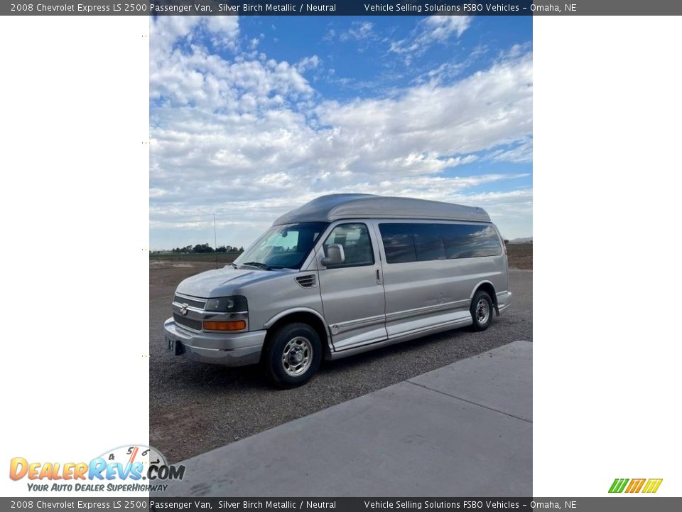 Silver Birch Metallic 2008 Chevrolet Express LS 2500 Passenger Van Photo #1