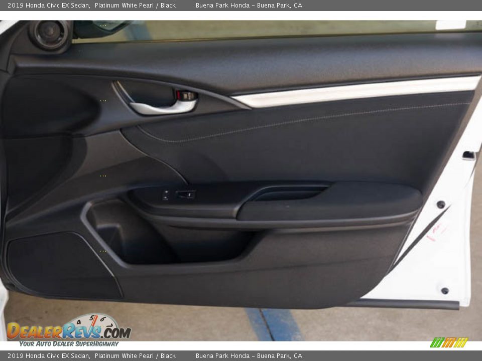 2019 Honda Civic EX Sedan Platinum White Pearl / Black Photo #34
