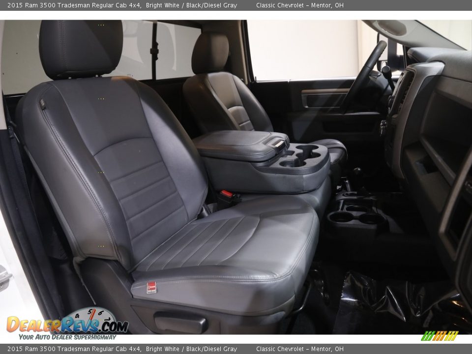 Front Seat of 2015 Ram 3500 Tradesman Regular Cab 4x4 Photo #14