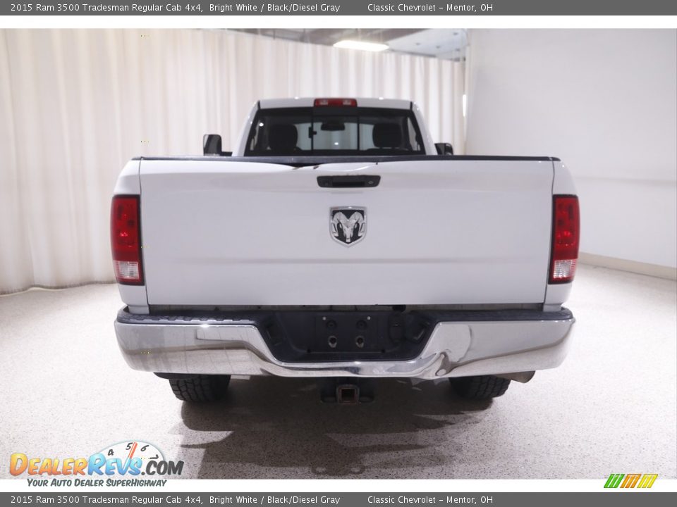 2015 Ram 3500 Tradesman Regular Cab 4x4 Bright White / Black/Diesel Gray Photo #15