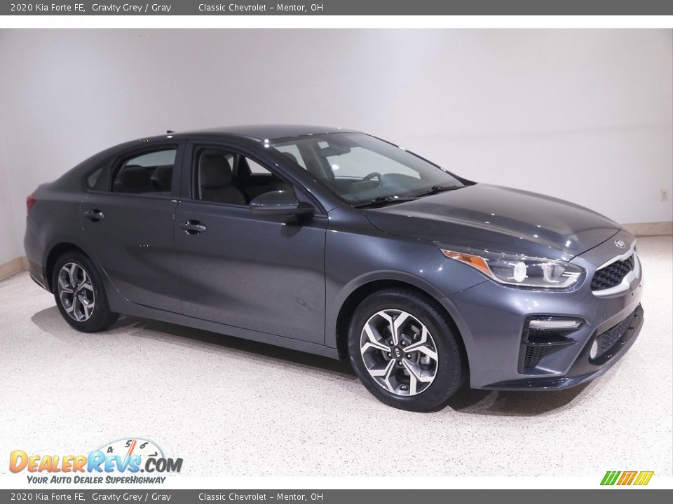 2020 Kia Forte FE Gravity Grey / Gray Photo #1