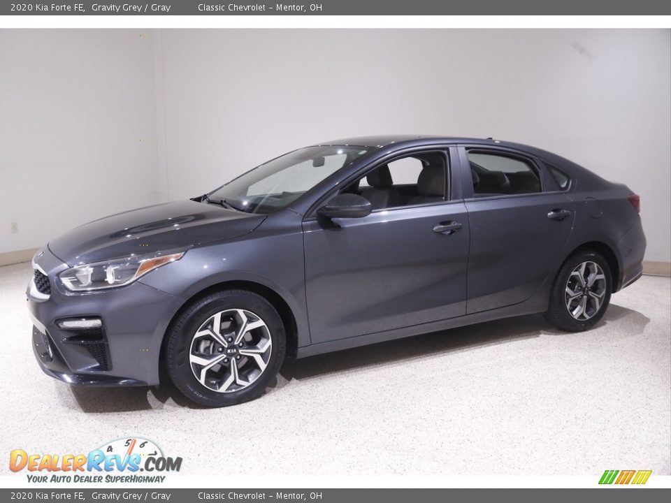 2020 Kia Forte FE Gravity Grey / Gray Photo #3