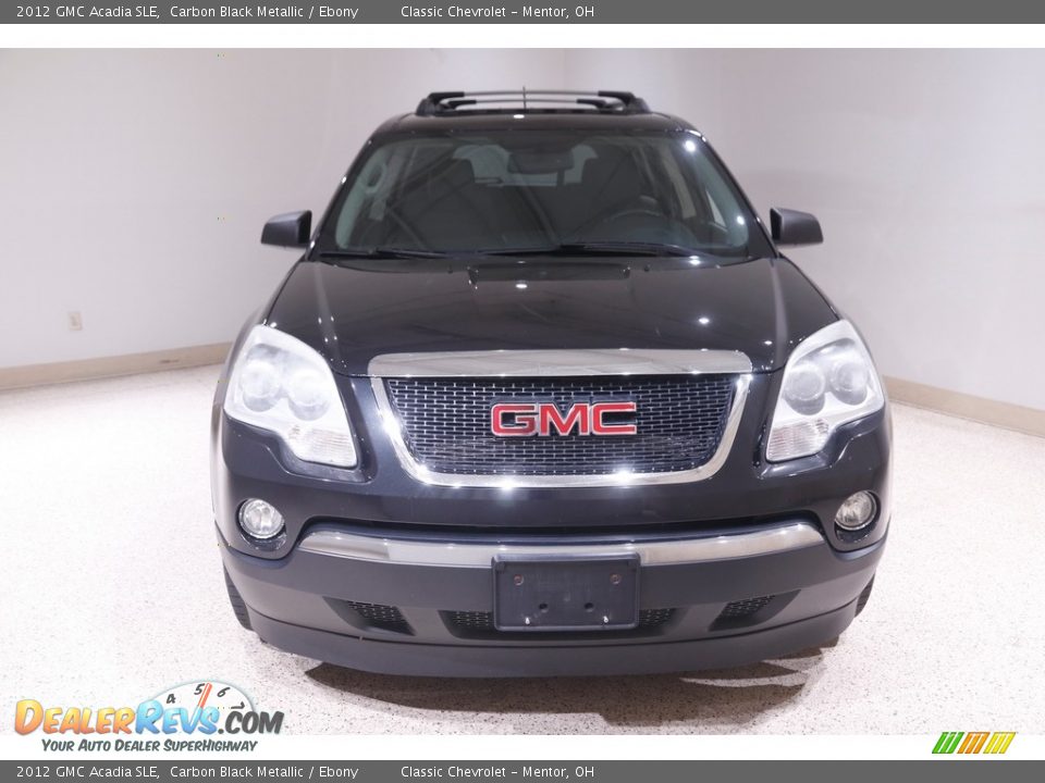 2012 GMC Acadia SLE Carbon Black Metallic / Ebony Photo #2