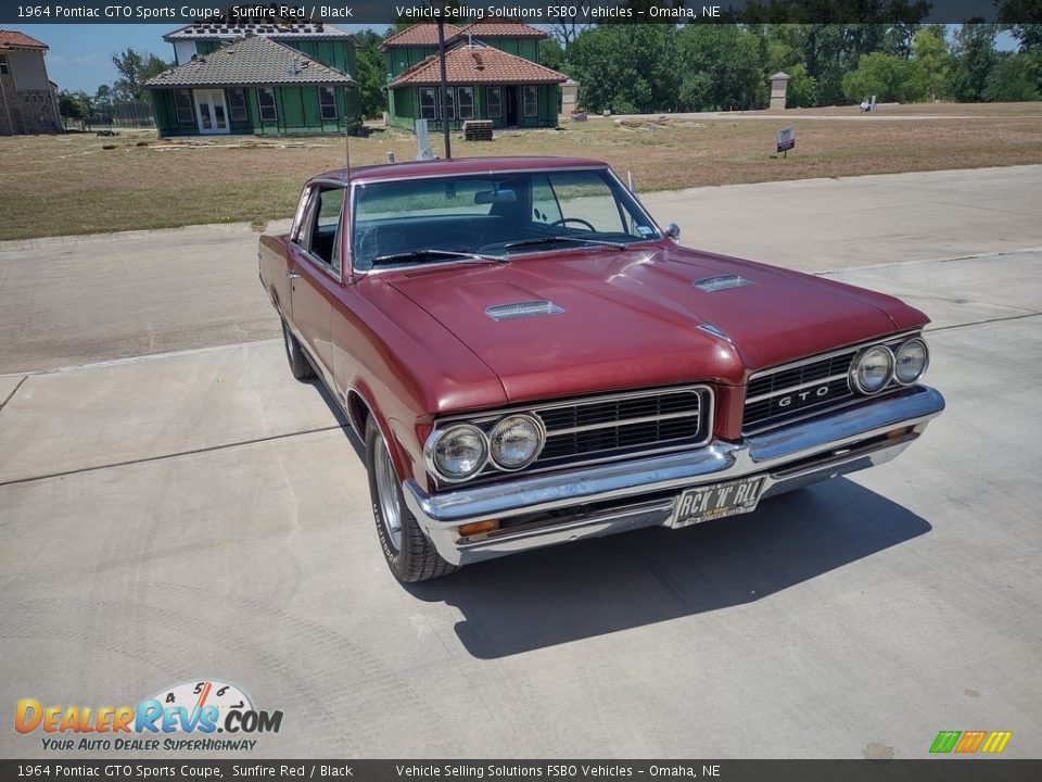 1964 Pontiac GTO Sports Coupe Sunfire Red / Black Photo #2