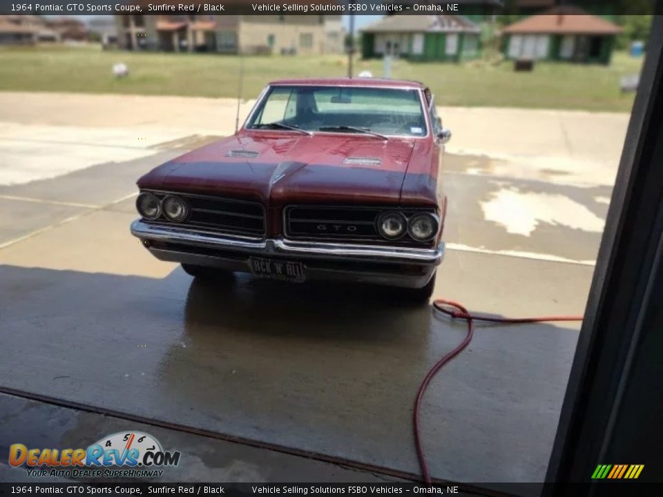 1964 Pontiac GTO Sports Coupe Sunfire Red / Black Photo #9