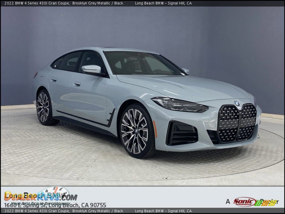 2022 BMW 4 Series 430i Gran Coupe Brooklyn Grey Metallic / Black Photo #1