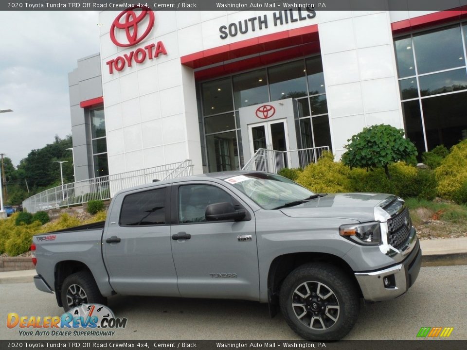 2020 Toyota Tundra TRD Off Road CrewMax 4x4 Cement / Black Photo #2