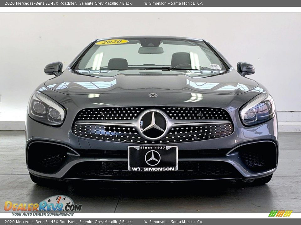 2020 Mercedes-Benz SL 450 Roadster Selenite Grey Metallic / Black Photo #2