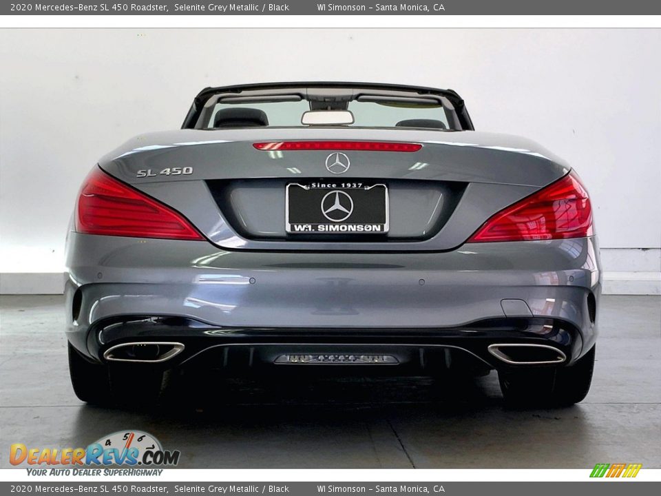 2020 Mercedes-Benz SL 450 Roadster Selenite Grey Metallic / Black Photo #3