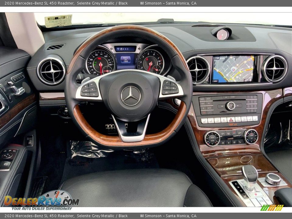 2020 Mercedes-Benz SL 450 Roadster Selenite Grey Metallic / Black Photo #4