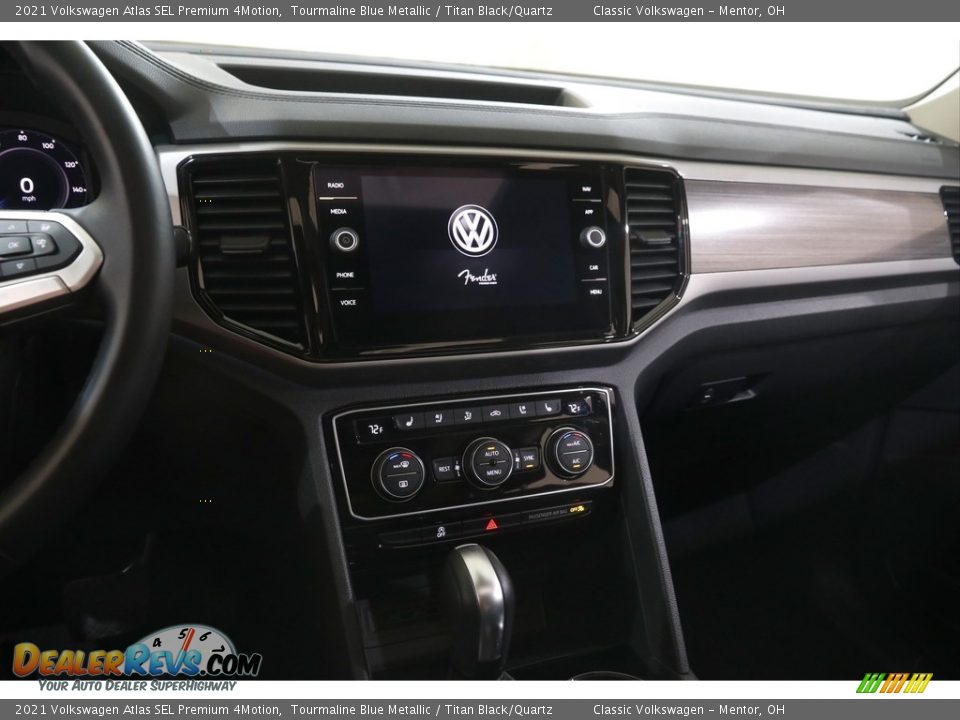 2021 Volkswagen Atlas SEL Premium 4Motion Tourmaline Blue Metallic / Titan Black/Quartz Photo #9