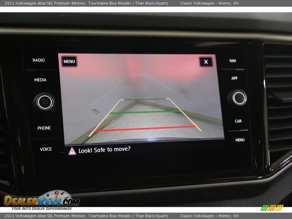 2021 Volkswagen Atlas SEL Premium 4Motion Tourmaline Blue Metallic / Titan Black/Quartz Photo #12