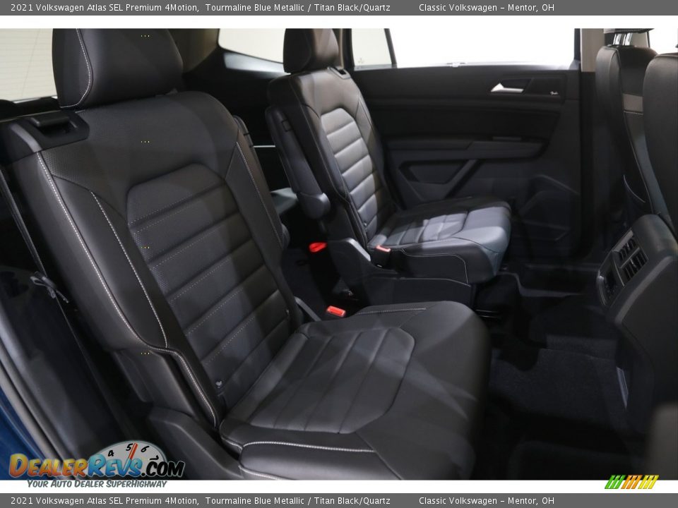2021 Volkswagen Atlas SEL Premium 4Motion Tourmaline Blue Metallic / Titan Black/Quartz Photo #16