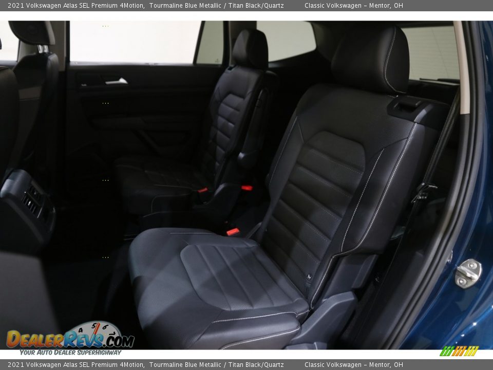 2021 Volkswagen Atlas SEL Premium 4Motion Tourmaline Blue Metallic / Titan Black/Quartz Photo #17