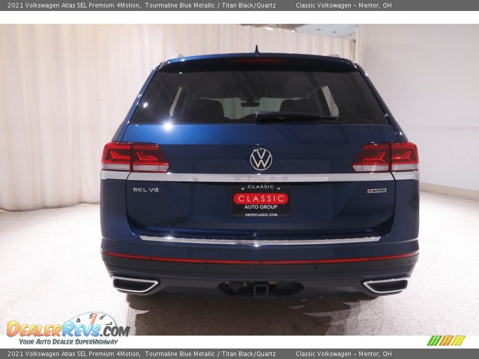 2021 Volkswagen Atlas SEL Premium 4Motion Tourmaline Blue Metallic / Titan Black/Quartz Photo #19