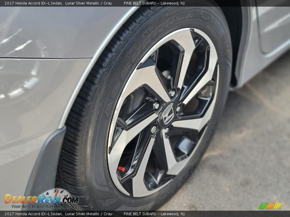 2017 Honda Accord EX-L Sedan Lunar Silver Metallic / Gray Photo #4