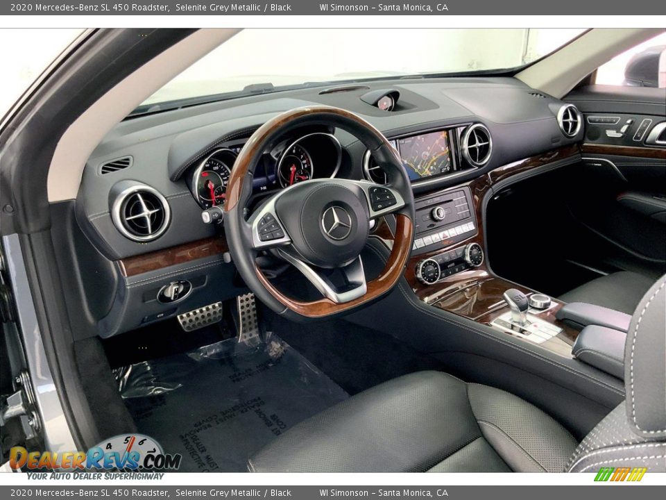 2020 Mercedes-Benz SL 450 Roadster Selenite Grey Metallic / Black Photo #14